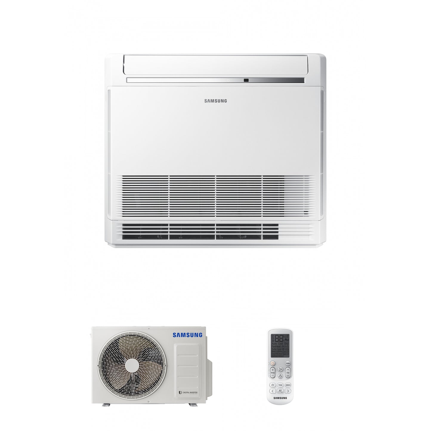 Samsung CAC 2.6kW Floor standing console and wireless controller