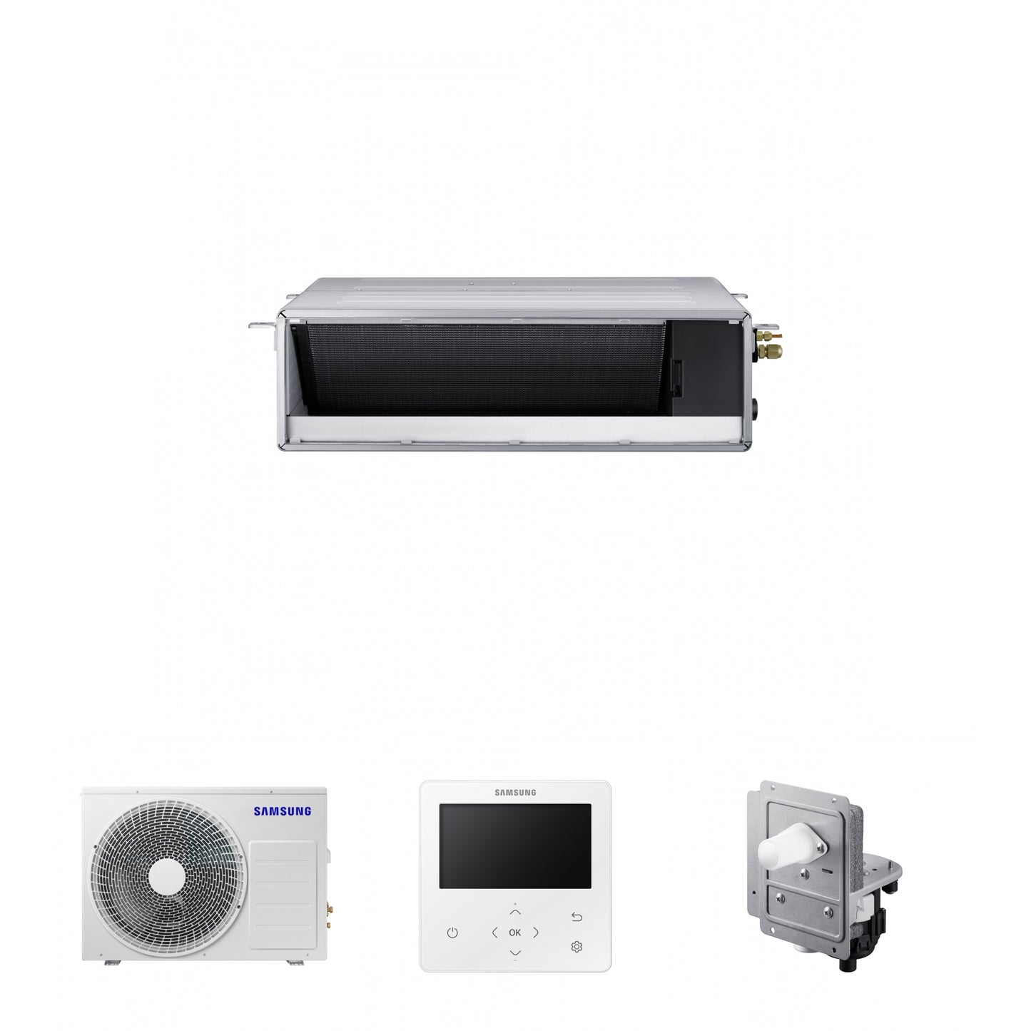 Samsung CAC 14kW MSP Ducted unit with internal drain pump and colour premium wired controller