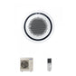 Samsung CAC 10kW 360 1ph Cassette with white circular fascia panel and wireless controller