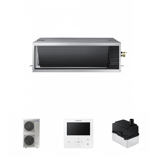 Samsung CAC 20kW Large Ducted unit with colour premium wired controller and external drain pump