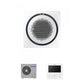 Samsung CAC 7.1kW 360 Cassette high efficiency with white square fascia panel and colour premium wired controller