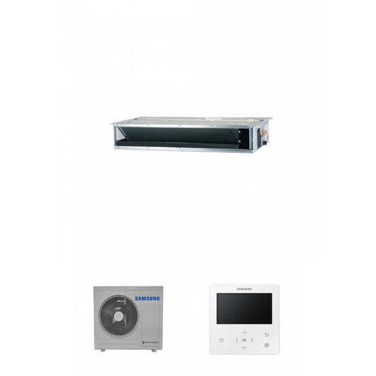 Samsung CAC 7.1kW Slim ducted high efficiency unit with colour premium wired controller