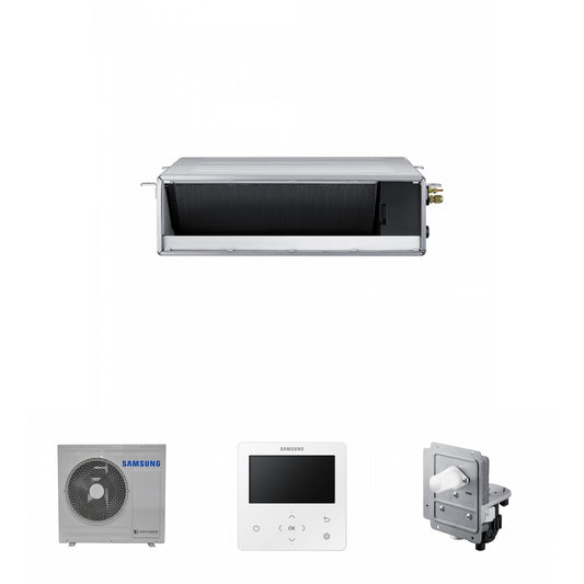 Samsung CAC 7.1kW MSP ducted unit with colour premium wired controller and internal drain pump
