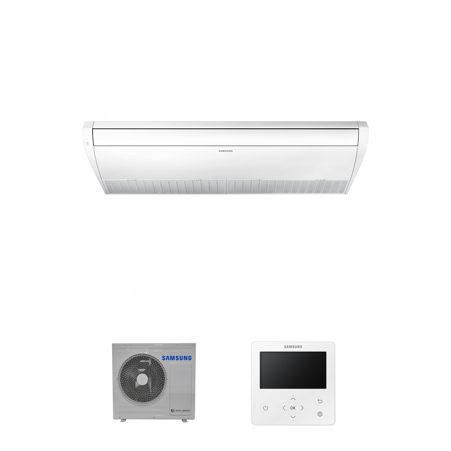 Samsung CAC 7.1kW Ceiling suspended unit with colour premium wired controller